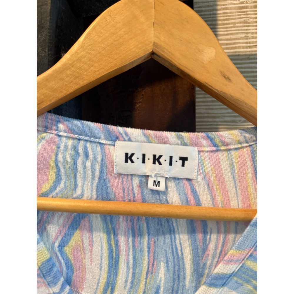 Kikit Lounge Set Long Sleeve Top Shorts Sleepwear Medium - Picture 5 of 6